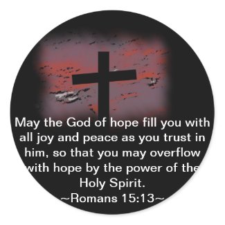 Romans 15:13 sticker