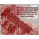 Romans 1:16 t-shirts