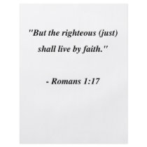 ROMANS 1:17 flyers