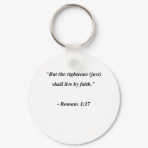 ROMANS 1:17 keychains by Christianity ROMANS 1:17 keychains
