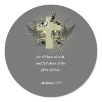ROMANS 3:23 Bible Verse stickers by Christianity ROMANS 3:23 Bible Verse stickers