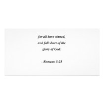 ROMANS  3:23 photo cards