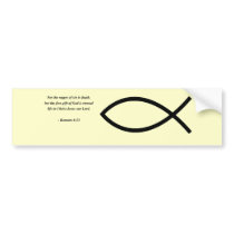 ROMANS 6:23 BUMPER STICKERS