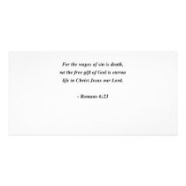 ROMANS 6:23 PHOTO CARD