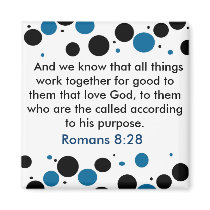 Romans 8:28 magnet