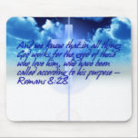 ROMANS 8:28 Mousepad mousepads