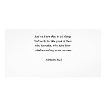 ROMANS 8:28 PHOTO CARDS