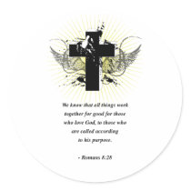 ROMANS 8:28 STICKERS
