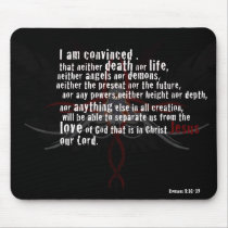 Romans 8: 36-39  - MousePad
