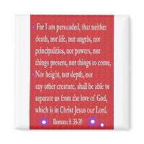 Romans 8: 38-39 magnet
