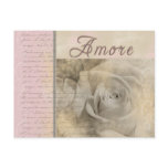 Romantic Amore Postcard