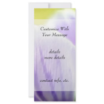 Romantic And Dreamy Crocus Rack Card