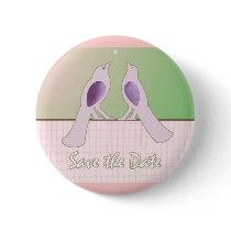 Romantic Birds buttons