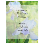 Romantic Blue Irises flyers
