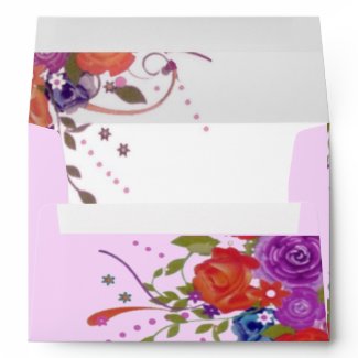 Romantic Bouquet envelope