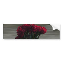 Romantic Bouquet of 3D Roses bumper stickers by spenayoung Romantic Bouquet of 3D Roses bumper stickers