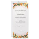 Romantic Bridal Bouquet wedding invitation, sunset invitation