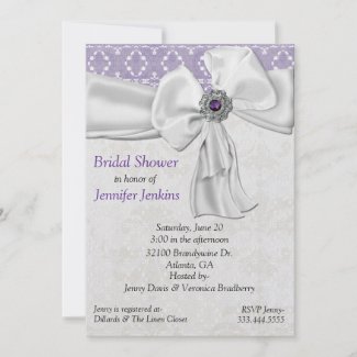 Romantic Bridal Shower Invitation invitation