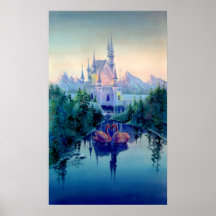 ROMANTIC CASTLE by SHARON SHARPE Posters