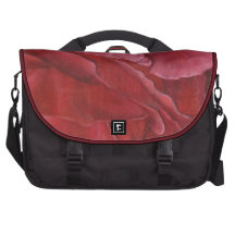 Romantic chic red love roses bags for laptop
