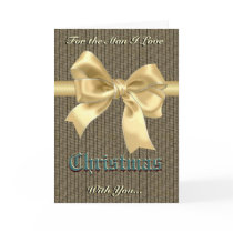 Romantic Christmas for him Card