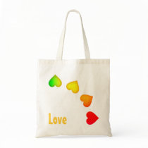 Romantic Colorful Hearts - Bag by wierka Romantic Colorful Hearts - Bag
