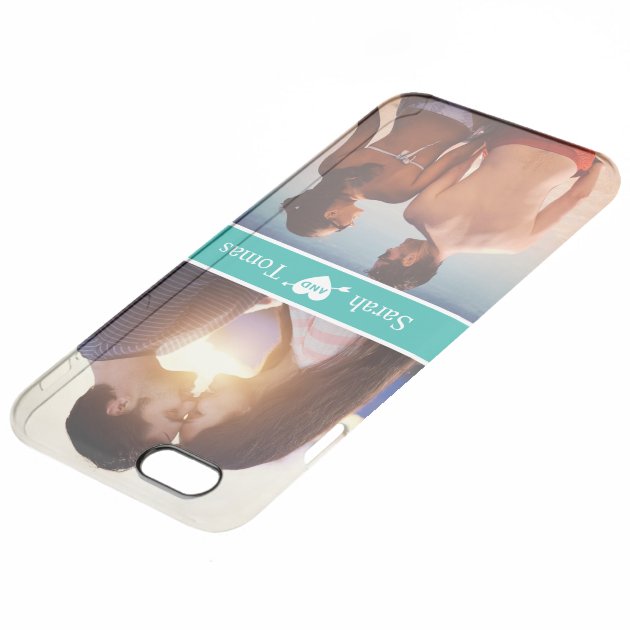 Romantic Couple Photo Arrowâ€…Through Love Heart Uncommon Clearlyâ„¢ Deflector iPhone 6 Plus Case-3