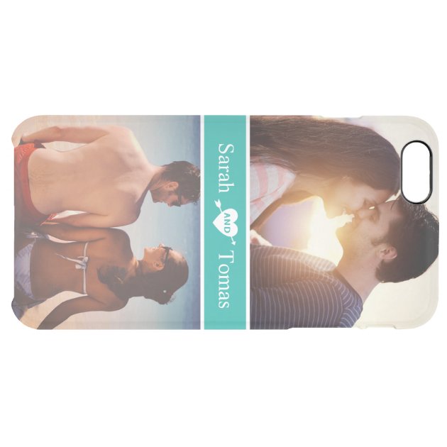 Romantic Couple Photo Arrowâ€…Through Love Heart Uncommon Clearlyâ„¢ Deflector iPhone 6 Plus Case-5