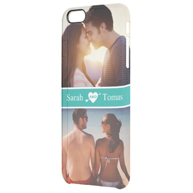 Romantic Couple Photo Arrowâ€…Through Love Heart Uncommon Clearlyâ„¢ Deflector iPhone 6 Plus Case