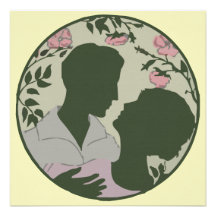 Romantic couple Wedding Invitation
