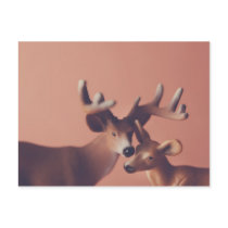 Romantic Deer Postcard by mrsjennyjames Romantic Deer Postcard