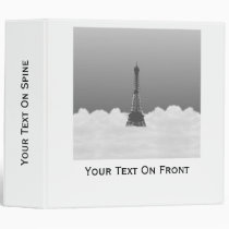 Romantic Eiffel Tower Floating In Cloud Vinyl Binders at Zazzle