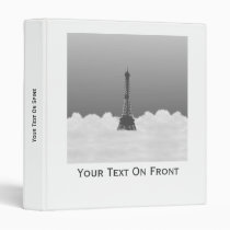 Romantic Eiffel Tower Floating In Cloud 3 Ring Binders at Zazzle