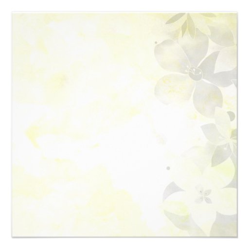 Romantic Floral 30th Wedding Anniversary Party Custom Invitations