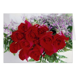 Romantic Floral 7 card