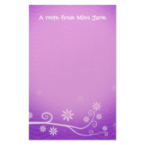 Romantic floral stationery