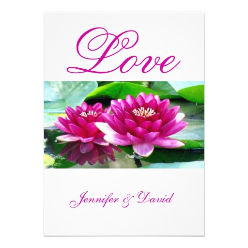 Romantic Floral Wedding Invitation