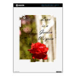 Romantic Garden of Roses Skins For iPad 3