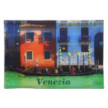 Romantic Gondola Trip on Grand Canal Cloth Placemat
