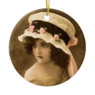 Romantic Hat ornament