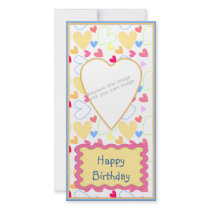 Romantic heart design photo cards by karanta Romantic heart design photo cards