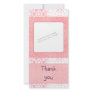 Romantic heart design custom photo card