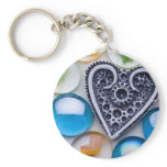 Romantic hearts collection key chain