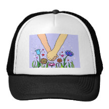 Romantic Holding Hands - dating / anniversary gift Hat