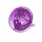 ladies_casual_tshirt - Sipping a drink with an umbrella in it, deck chairs on the lanai, …: Sizes  Available colors: navyblue