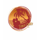 ladies_tonal_stripe_crew - Sipping a drink with an umbrella in it, deck chairs on the lanai, …: Sizes  Available colors: whitegrey