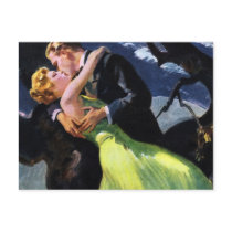 Romantic Kiss Post Cards