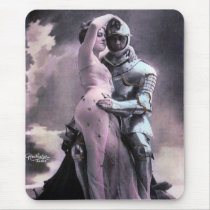 Romantic Knight In Shining Armor Mousepad