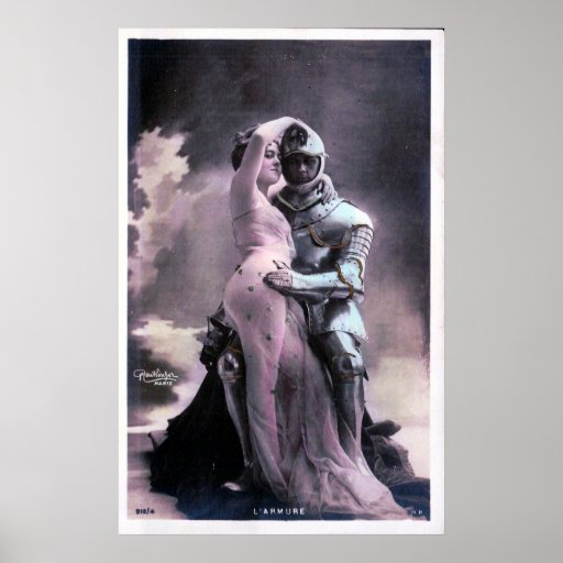 Romantic Knight In Shining Armor Print