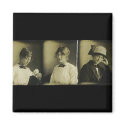 Romantic lady photostrip magnet